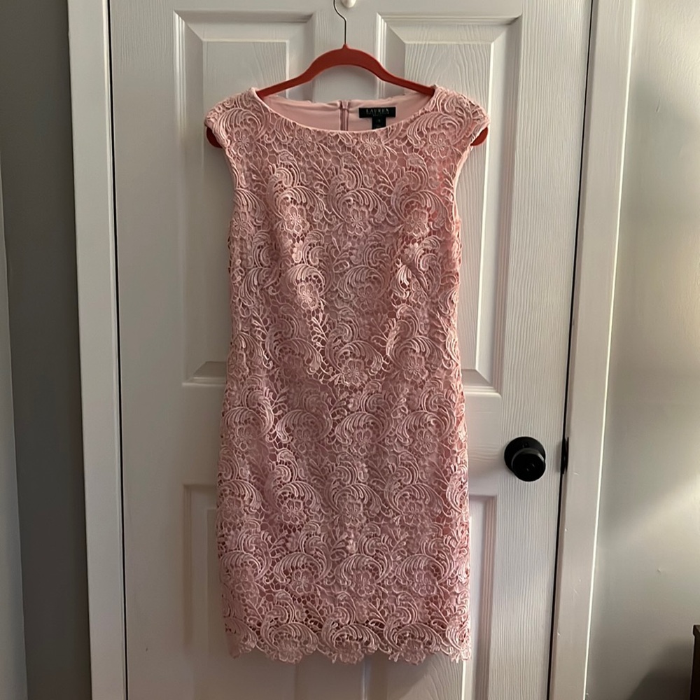 Pink Lace Ralph Lauren Dress